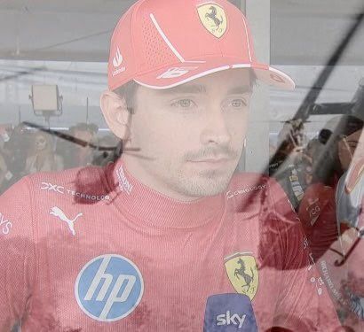 charles leclerc reaction image overlaid with a warzone 