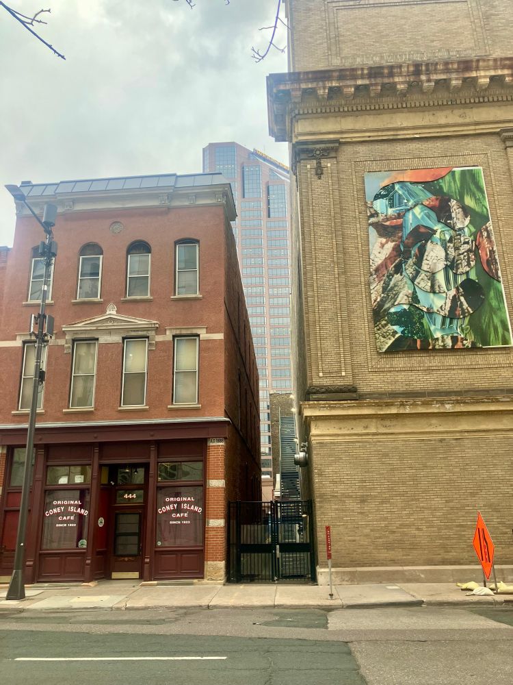 left part of Grant Hart mural in downtown Saint Paul