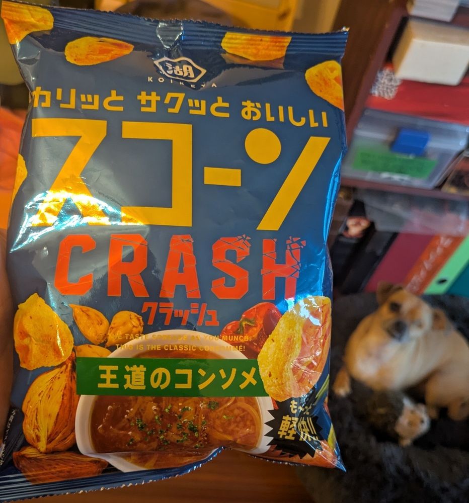 consommé chips from Sakuraya in Vancouver