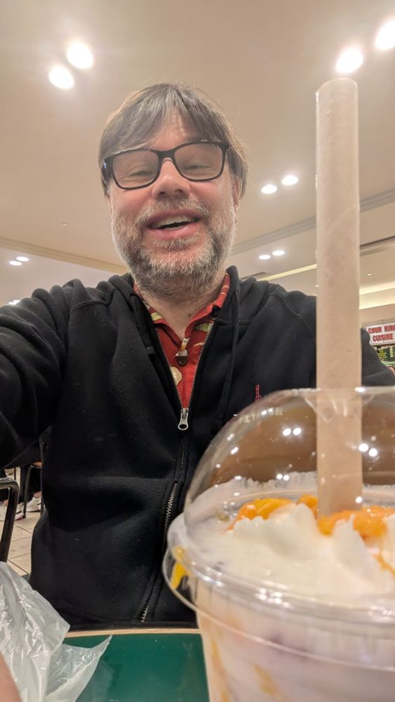 mango, yogurt, and purple rice - I knew I was going to like it - at Yaohan Mall Richmond
