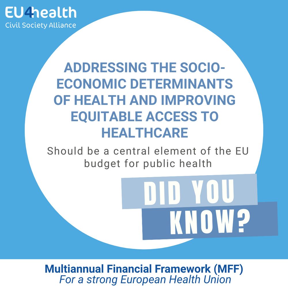 Adressing the socio economic determinants of health and improving equitable access to healthcare