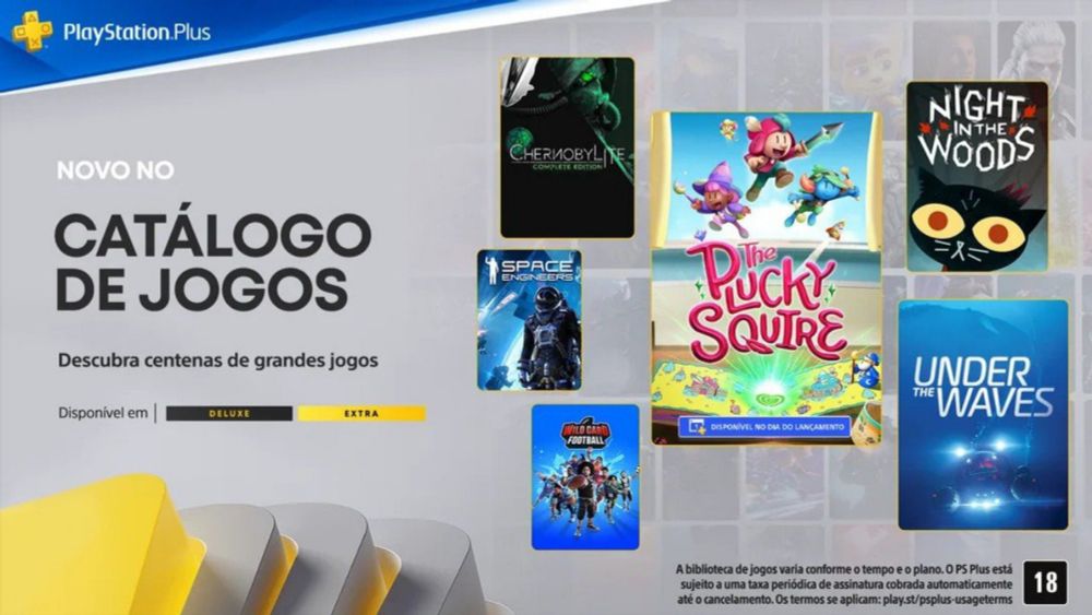 PlayStation Plus de setembro: The Plucky Squire, Night in the Woods, Under The Waves e muito mais - Games Ever | Notícias, Reviews e Detonados