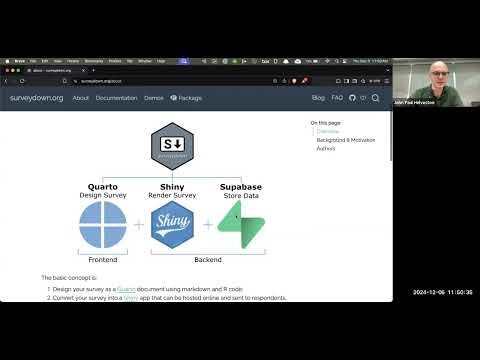 2024-12-05 - Introducing surveydown, with JP (SEAS)