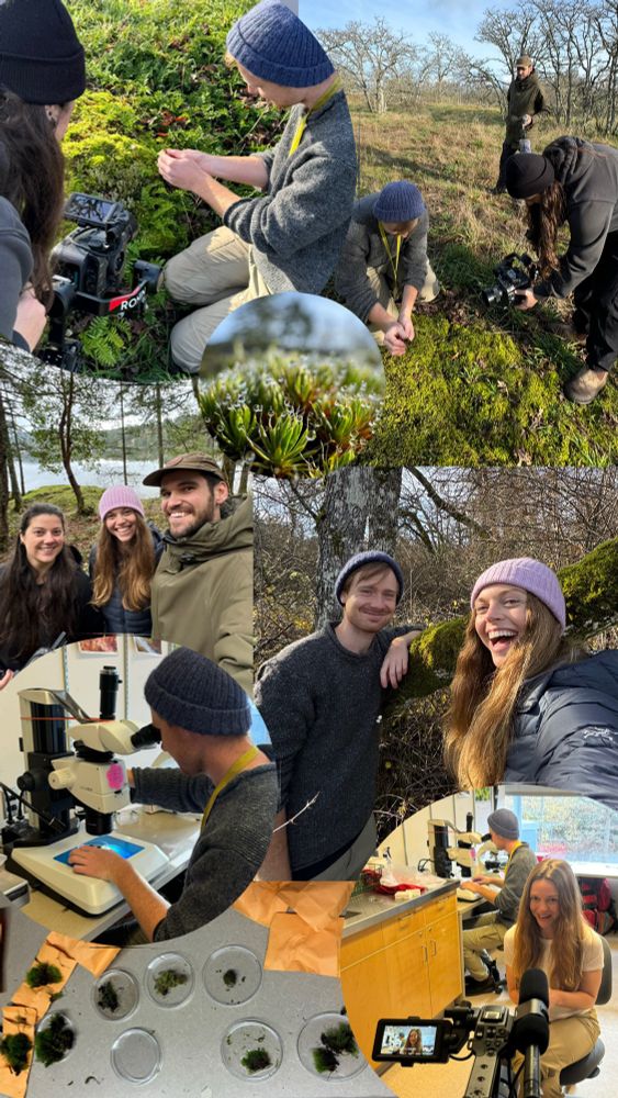 Collage of behind the scenes photos from Planting Curious Episode 2! 