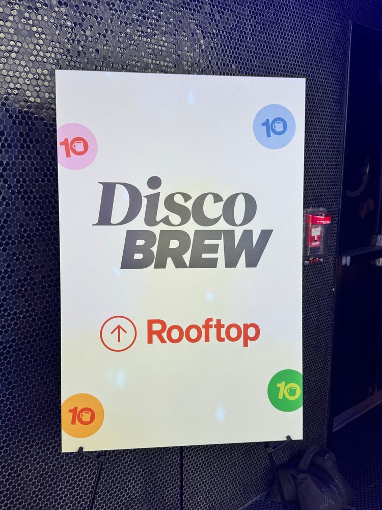 Disco Brew sign