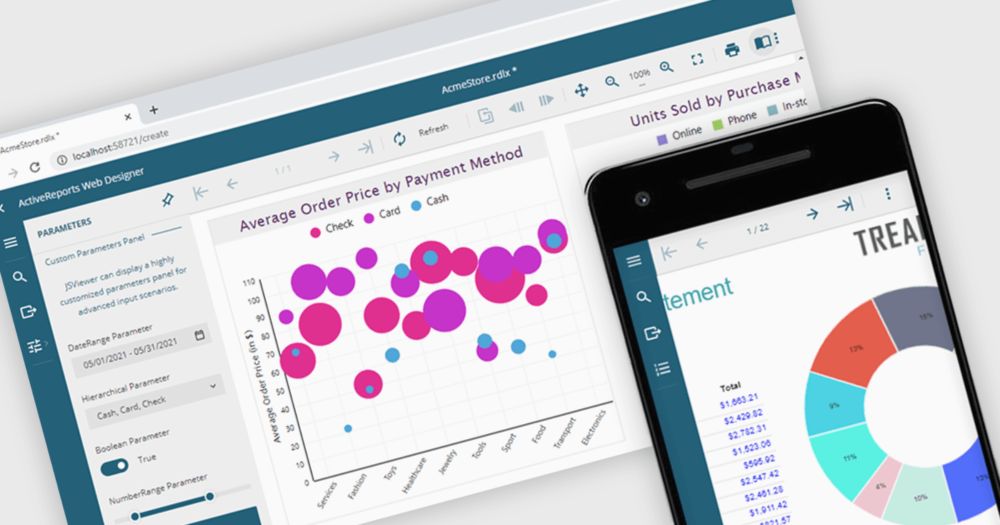 Display Reports with Full Browser Flexibility