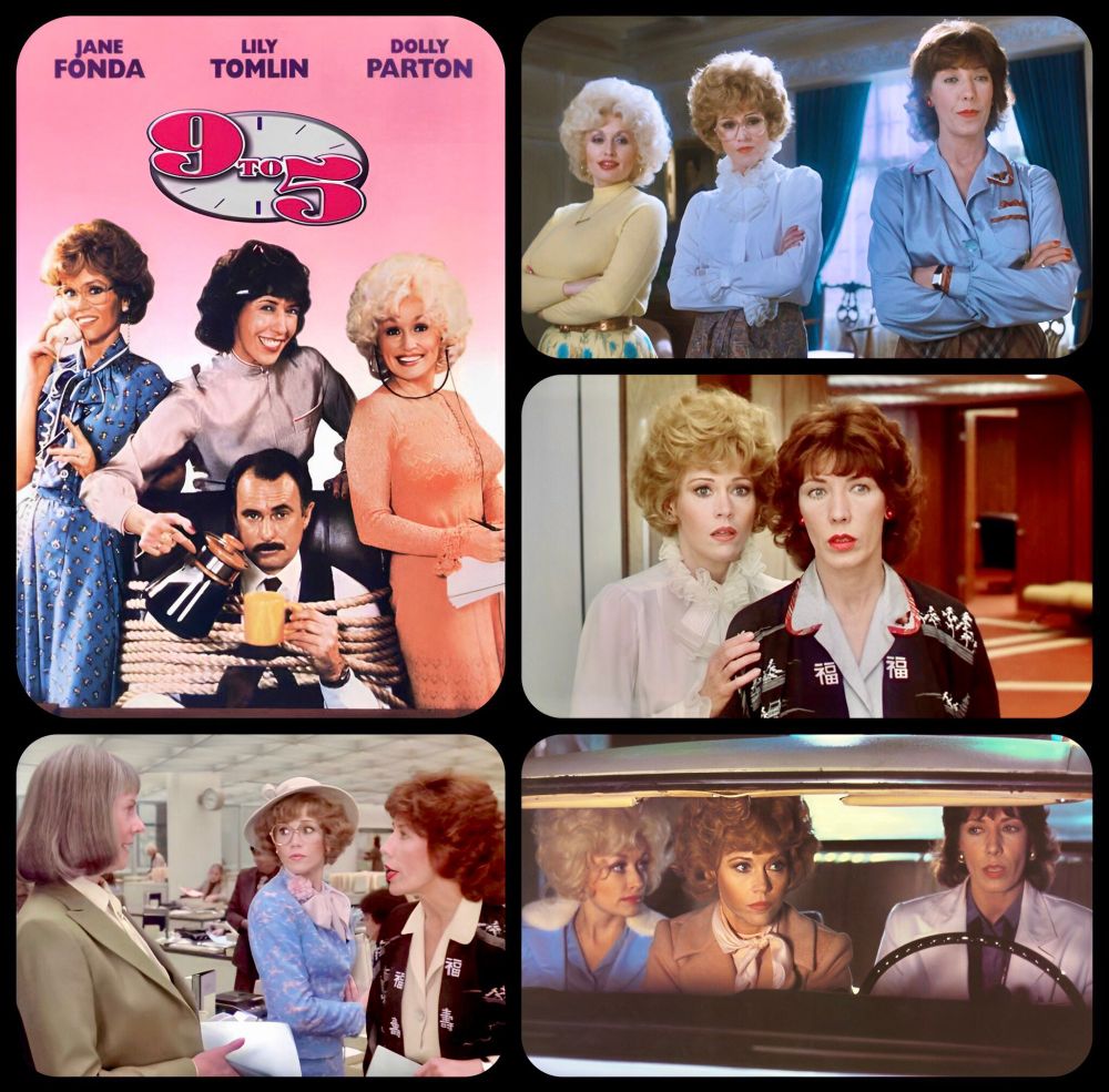 The 🇺🇸 American comedy film "9 to 5" directed by Colin Higgins, starring Jane Fonda, Lily Tomlin, Dolly Parton, Dabney Coleman, Elizabeth Wilson, and Sterling Hayden was released #OnThisDay in 1980

🎬 20th Century-Fox
🎞 IPC Films