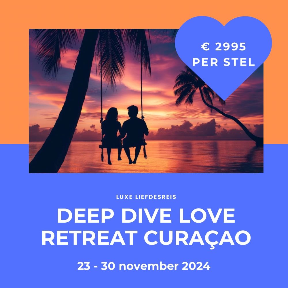 Er is nog 1 plekje vrij op de Deep Dive Love Retreat volgende week op Curaçao 