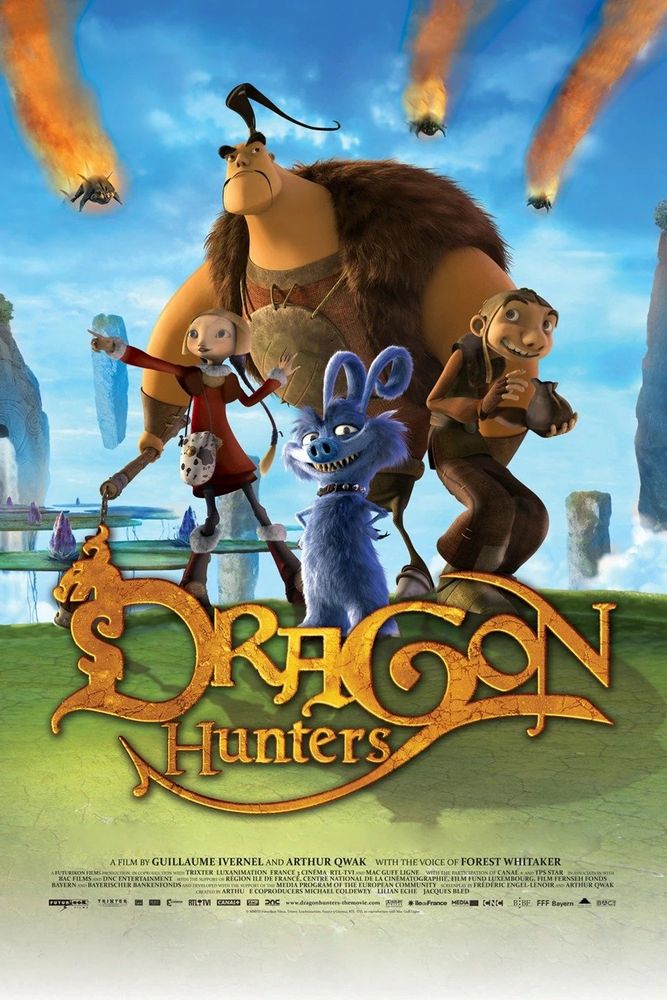 the cover art for Dragon Hunters aka Chasseurs de dragons