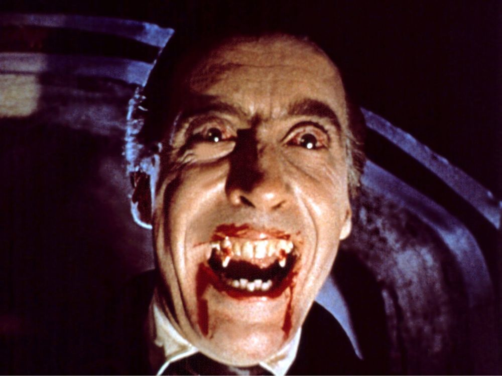Christopher Lee as Dracula