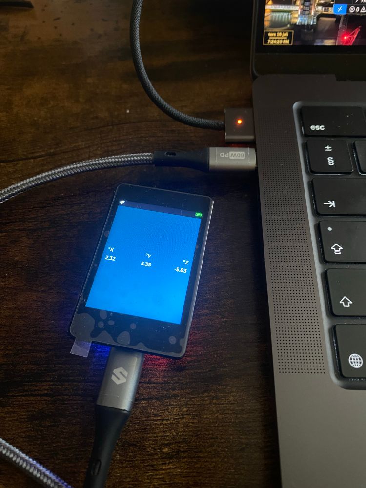 The touch screen module I bought showing a blue screen with some numbers on it, because I made it do that.  Though it took a week on and off from a point of not knowing anything.