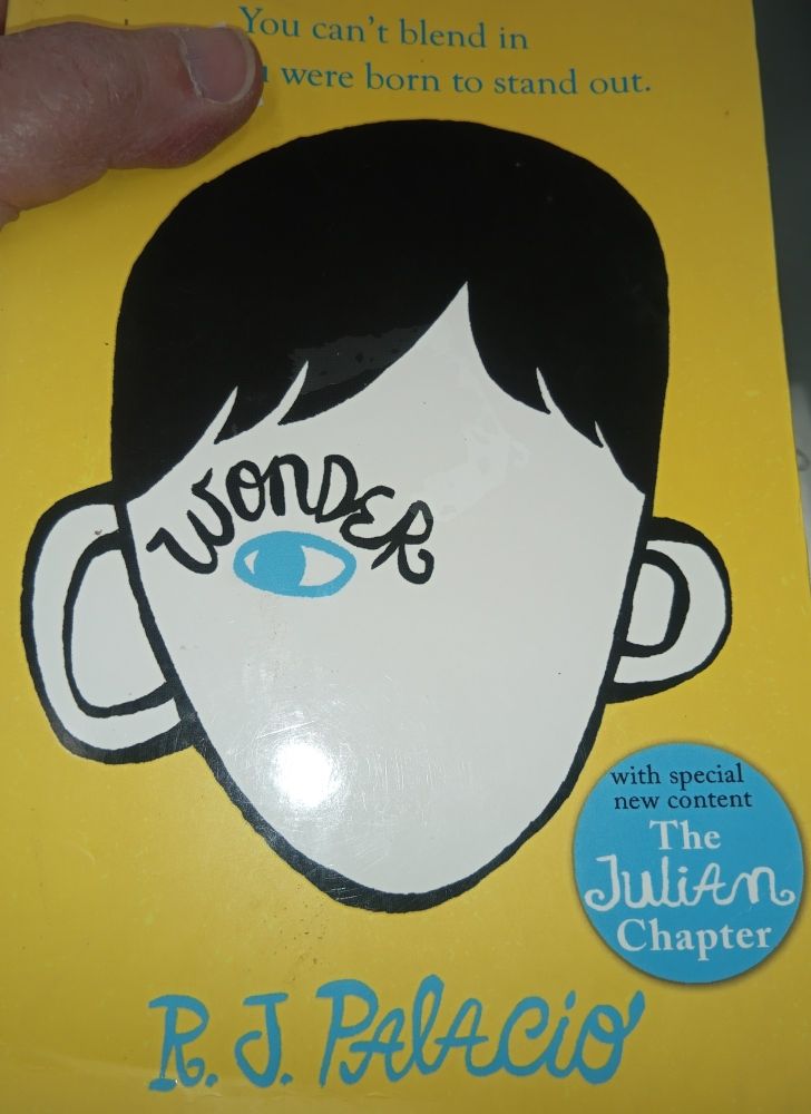 Bookcover: Wonder by RJ Palacio "You can't blend in when you were born to stand out."