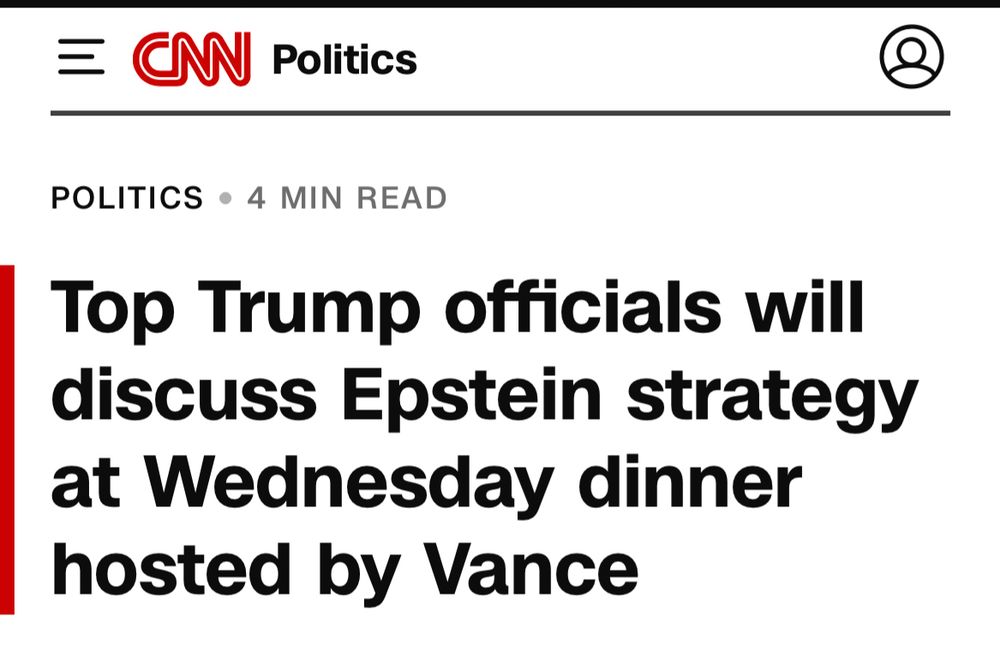 Top Trump officials will discuss Epstein strategy at Wednesday dinner
hosted by Vance