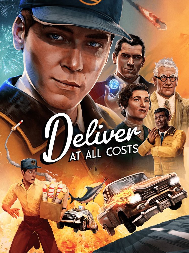 The cover art for the game “Deliver At All Costs”