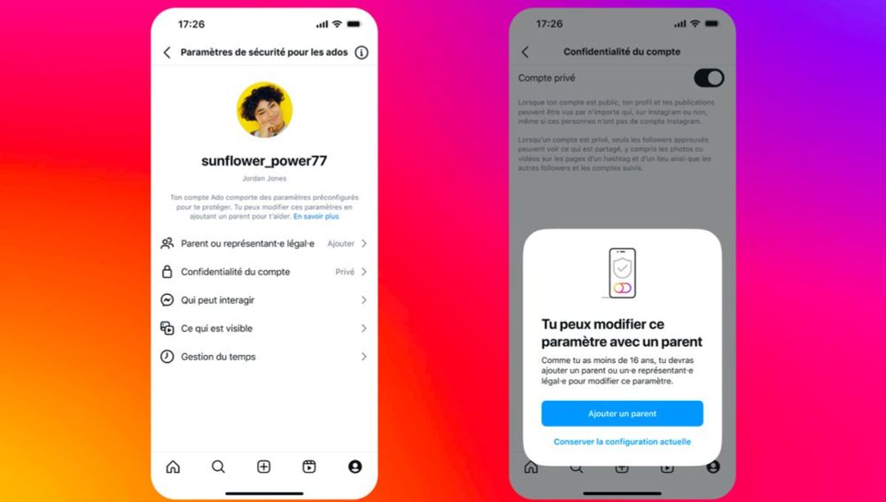 Meta lance des "comptes adolescents" et un contrôle parental pour les mineurs sur Instagram