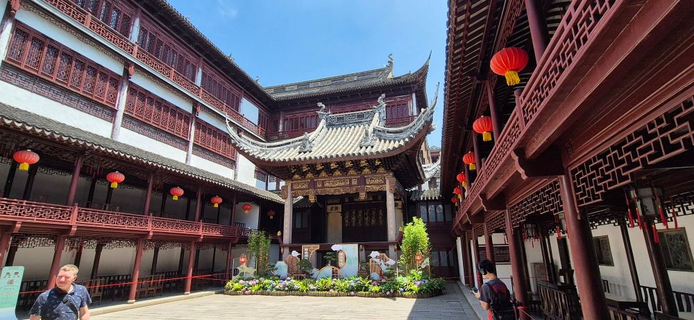 A Chinese opera stage, Shanghai