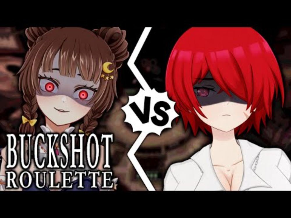 Italian VS Polish VTuber Russian Roulette!! WHO WILL WIN? | 🔴 LIVE VTubers Buckshot Collab