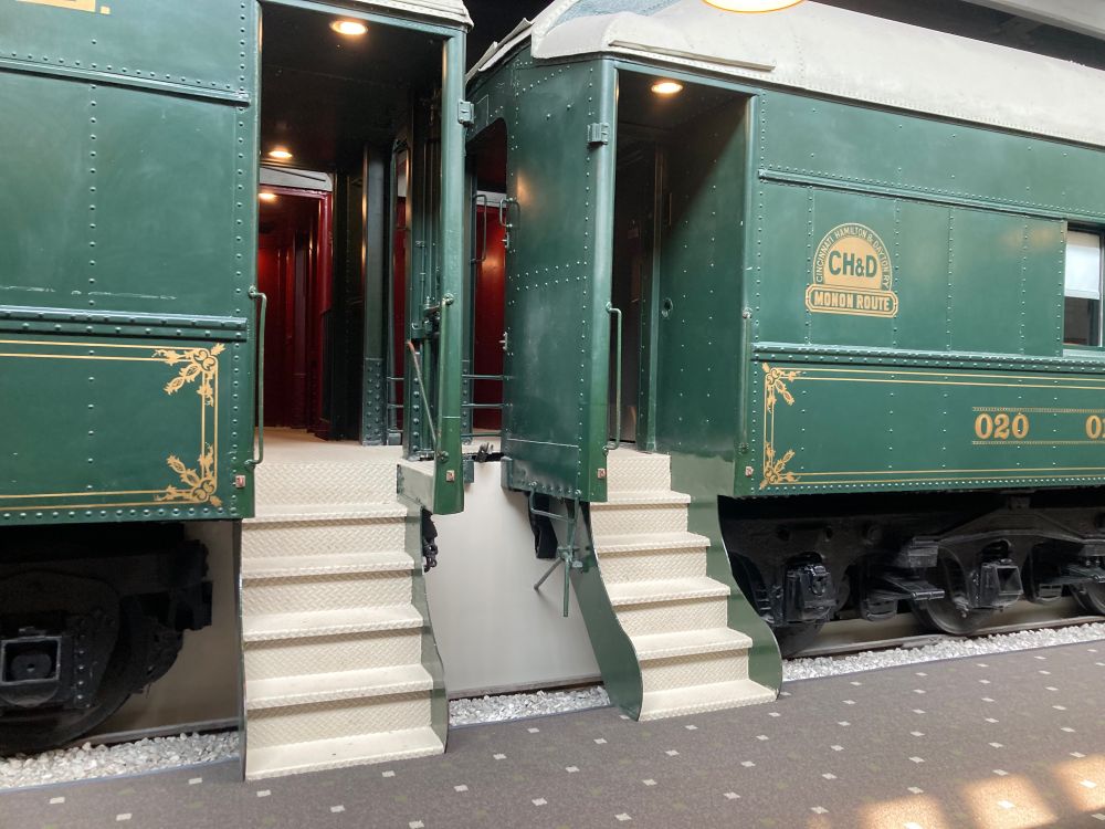 Rooms in the train cars