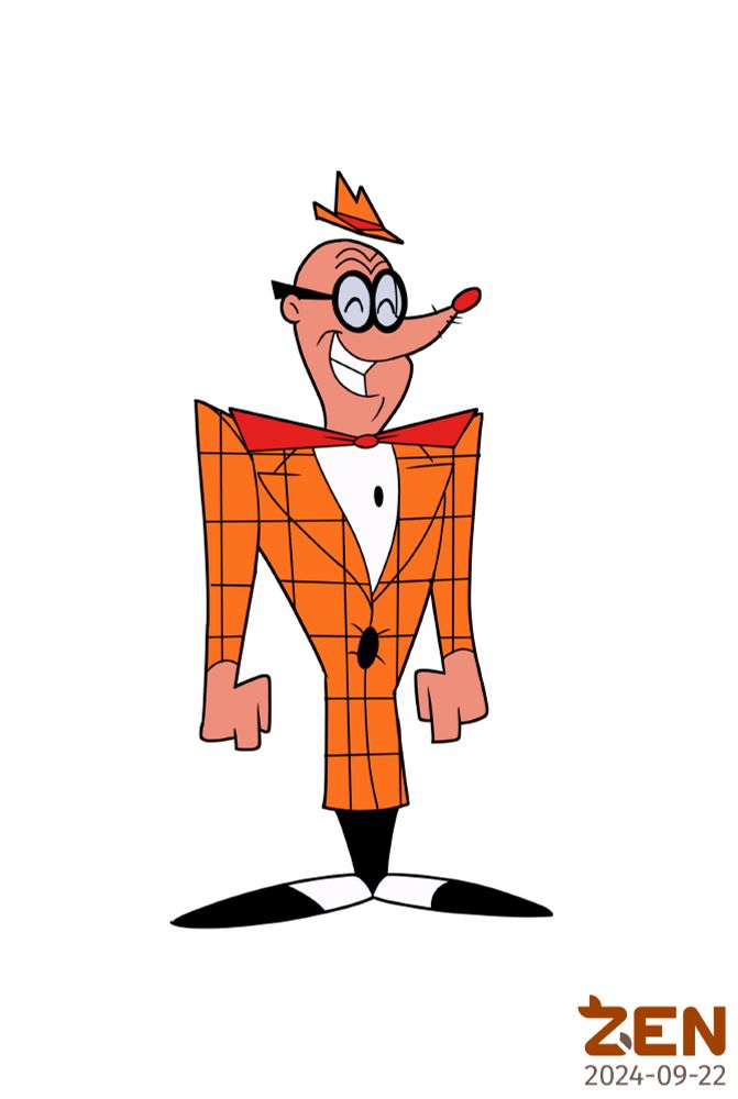 Artwork in the style of Adventures of Sonic the Hedgehog, featuring Wes Weasely, standing firmly with a grin.