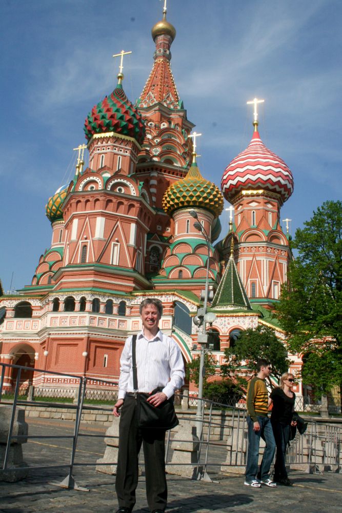 Me at St Basil's, before the war