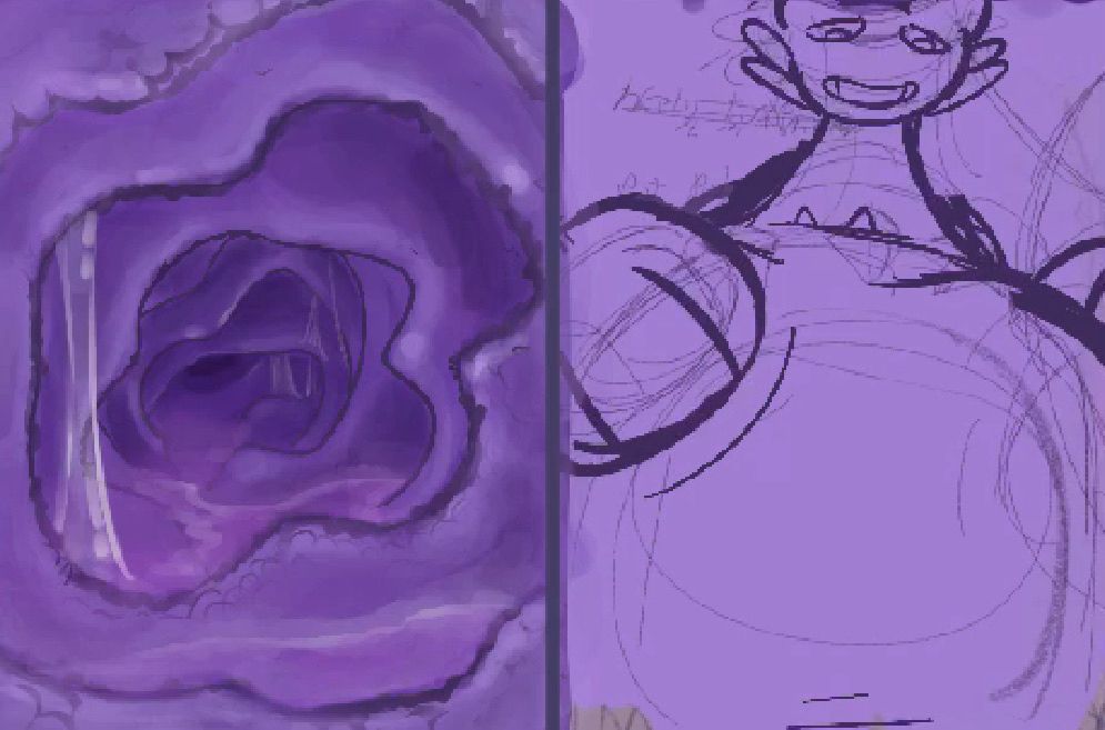 Lower res due to a mishap, but now you’re in their tight and secure intestines as they pat their belly feeling you so deep inside them.  Happy to tuck you into their core guts, liberated from the hellish outside heat.