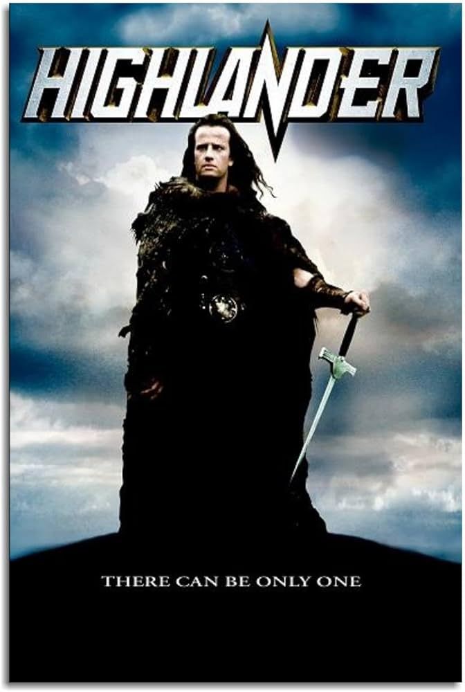 Highlander movie poster