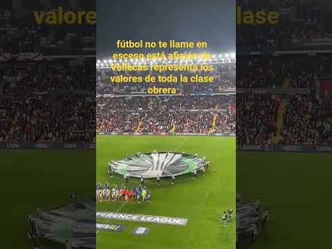 fútbol no te llame en esceso,está afición de Vallecas representa los valores de toda la clase obrera