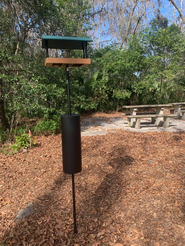 bird feeder. south end