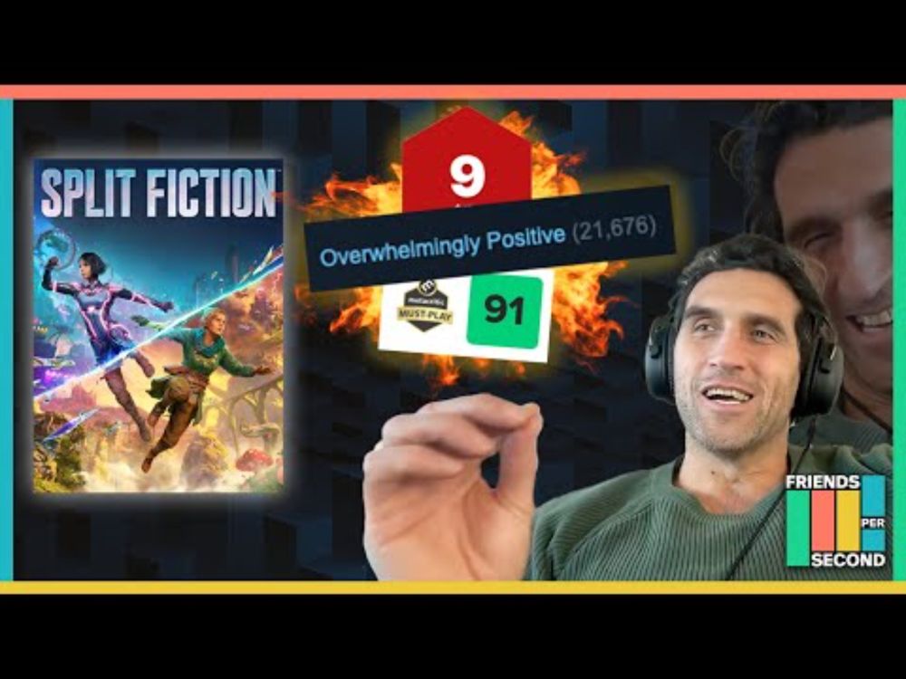 Interview: Josef Fares reacts to Split Fiction's GOTY-level review scores | Friends Per Second #64