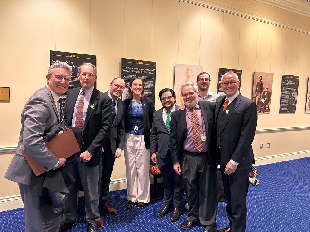 a photo of Delegate Elizabeth Embry and advocates from Bike AAA, Bikemore, and lawyers who testified in favor of comparative negligence for vulnerable road users. 