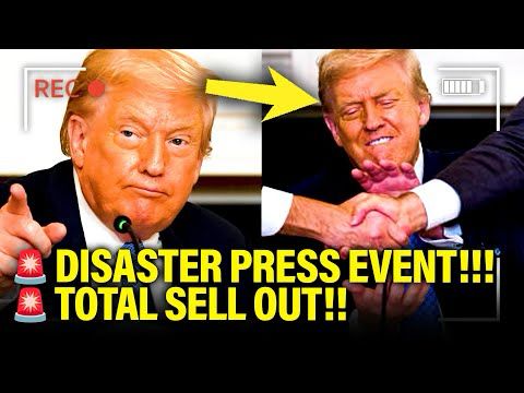 Trump has DISASTER Presser as HE SELLS OUT Ukraine
