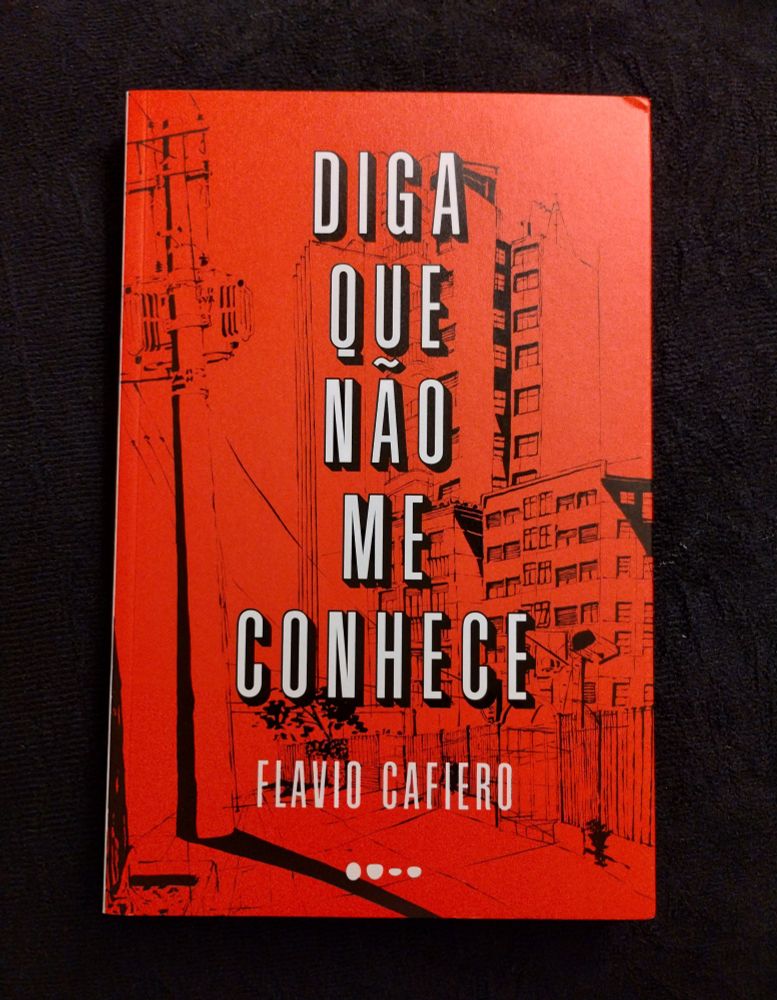Livro "Diga que não me conhece", de Flavio Cafiero.