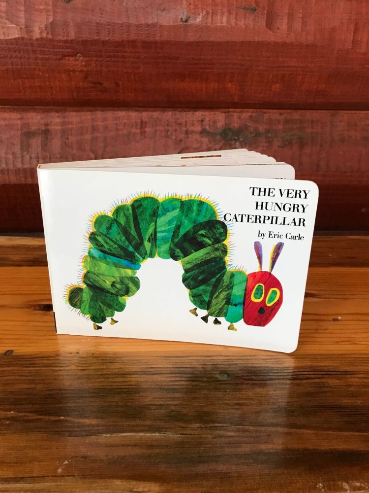 A copy of the popular children's book The Very Hungry Caterpillar
