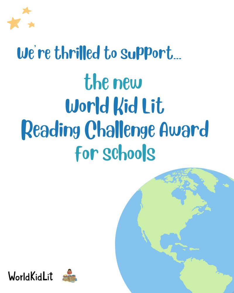 We're thrilled to support the new World Kid Lit Reading Challenge Award for schools