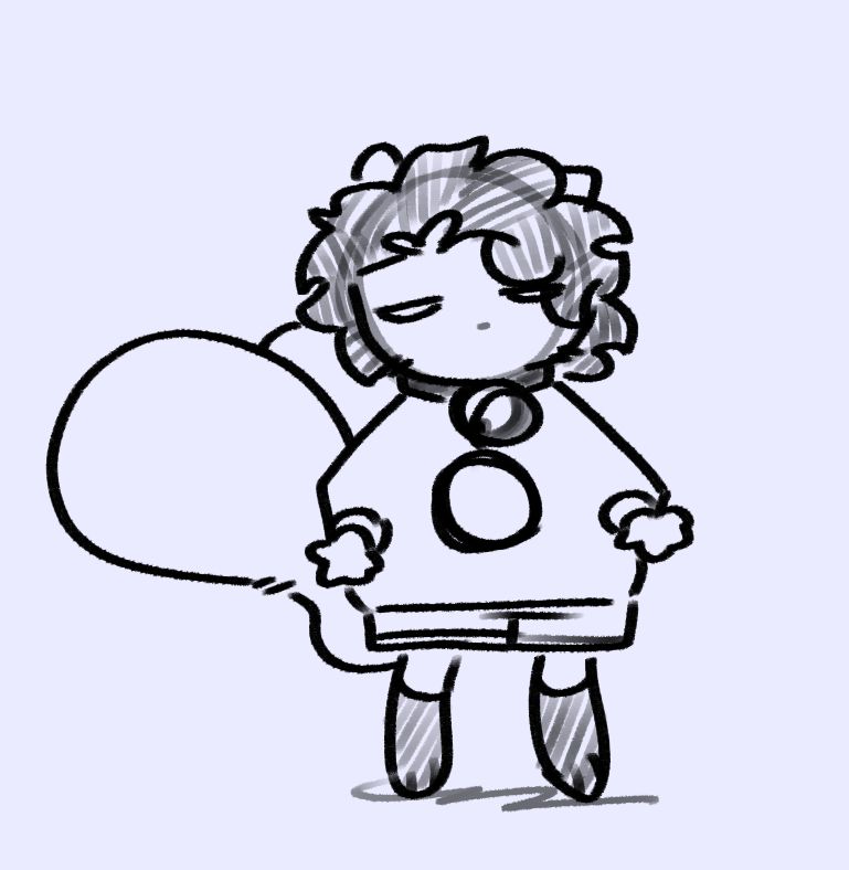 My sona, Medou, who got a haircut or something