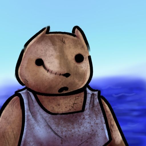 Icon Art for Badge "Like a Bottle at Sea," featuring Legacy Husk from Shipwrecked 64.