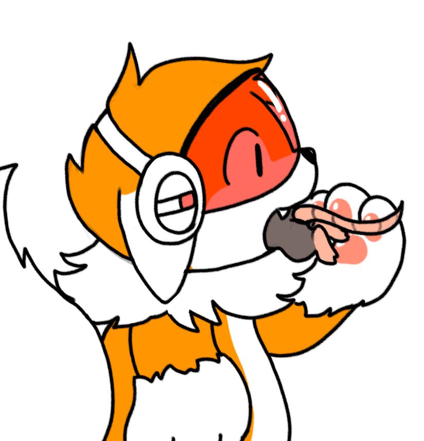 Sher eating a Mellor (alien mouse/rat)