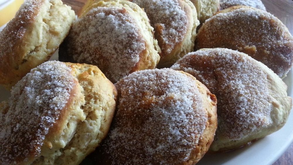Lavender sugar dusted Irish scones