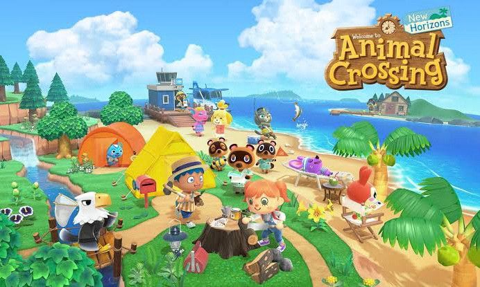 Title art for Animal Crossing New Horizons