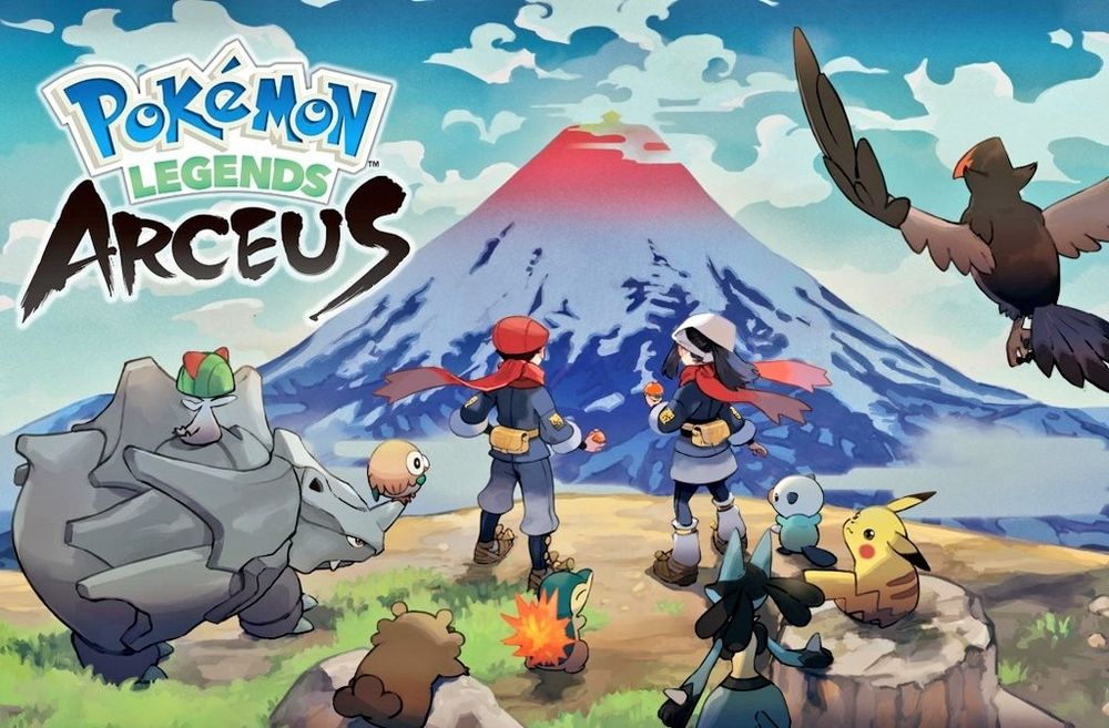 Title art for Pokemon Legends: Arceus