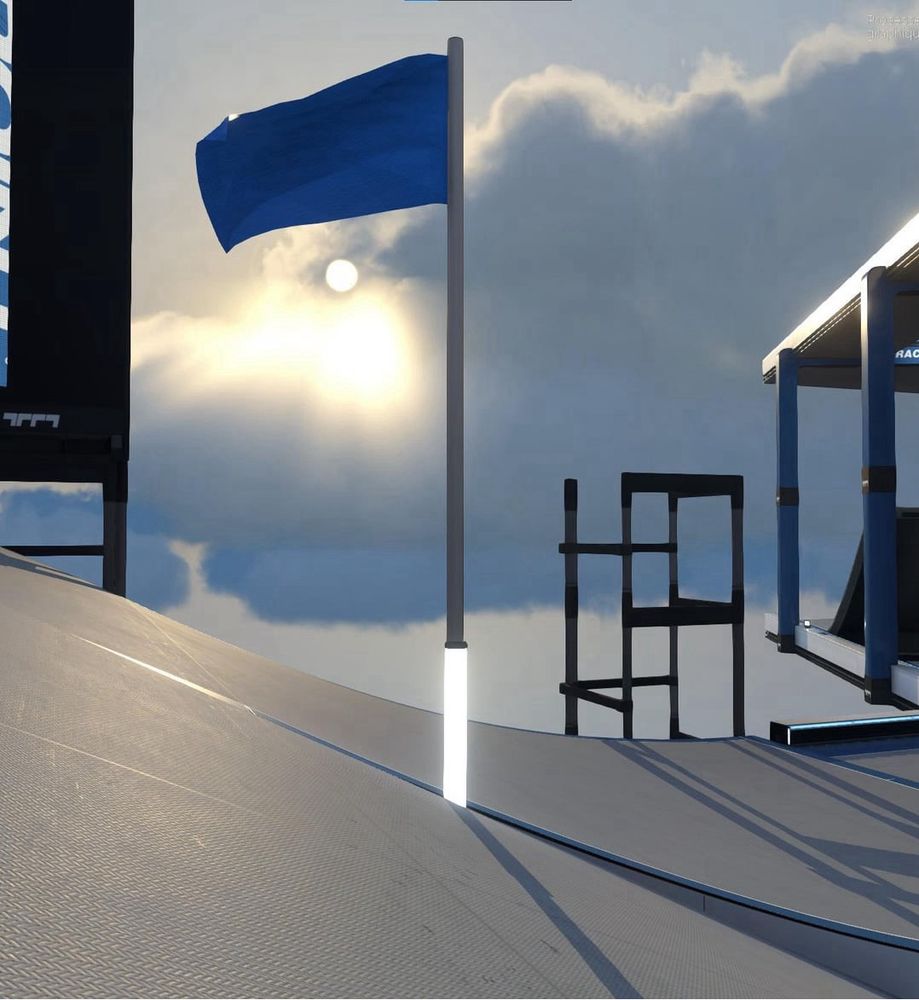 An image of a flag pole that makes everyone have psychological horror