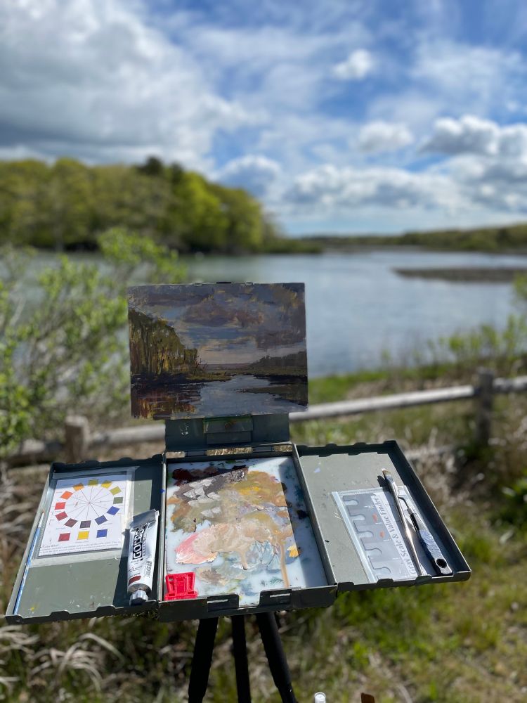 Marsh painting 