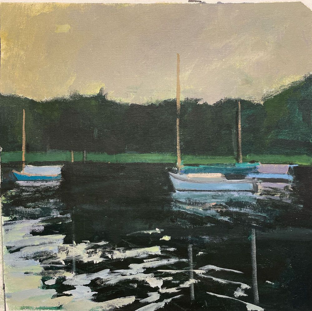 Painting of little pleasant bay