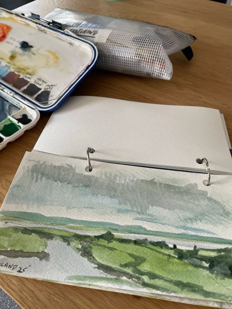 Watercolor sketch