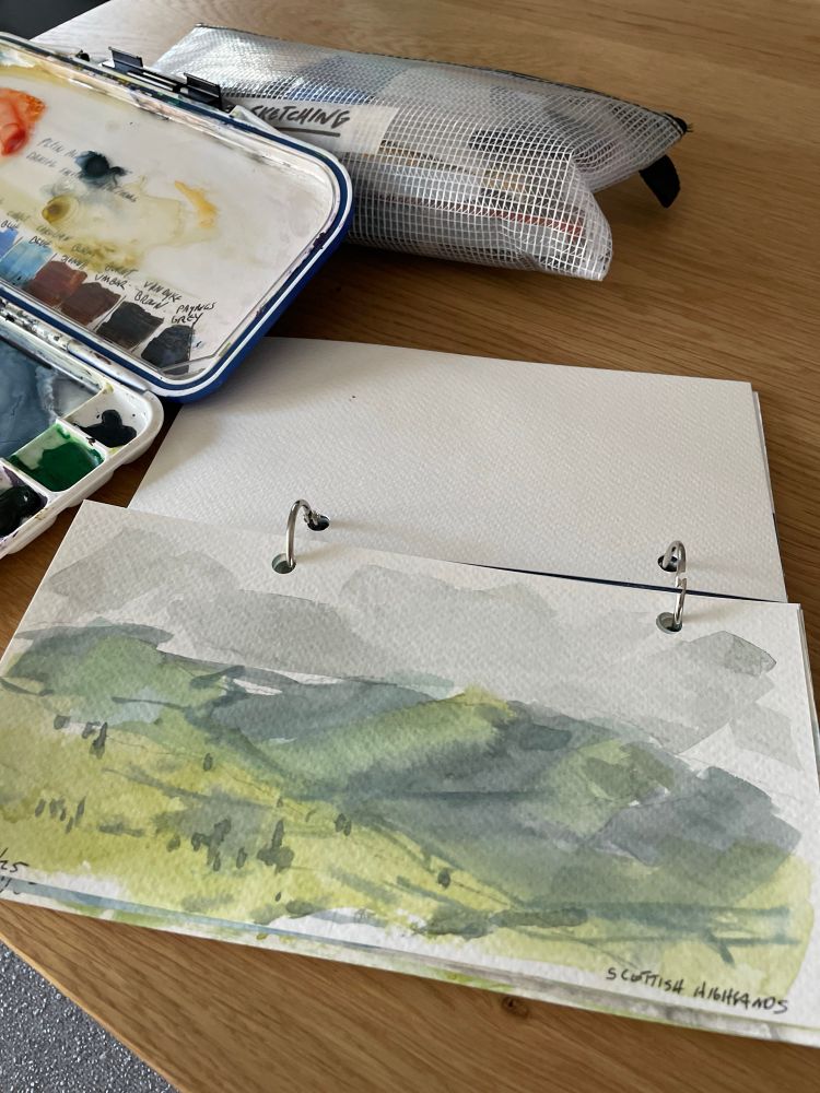 Watercolor sketch 