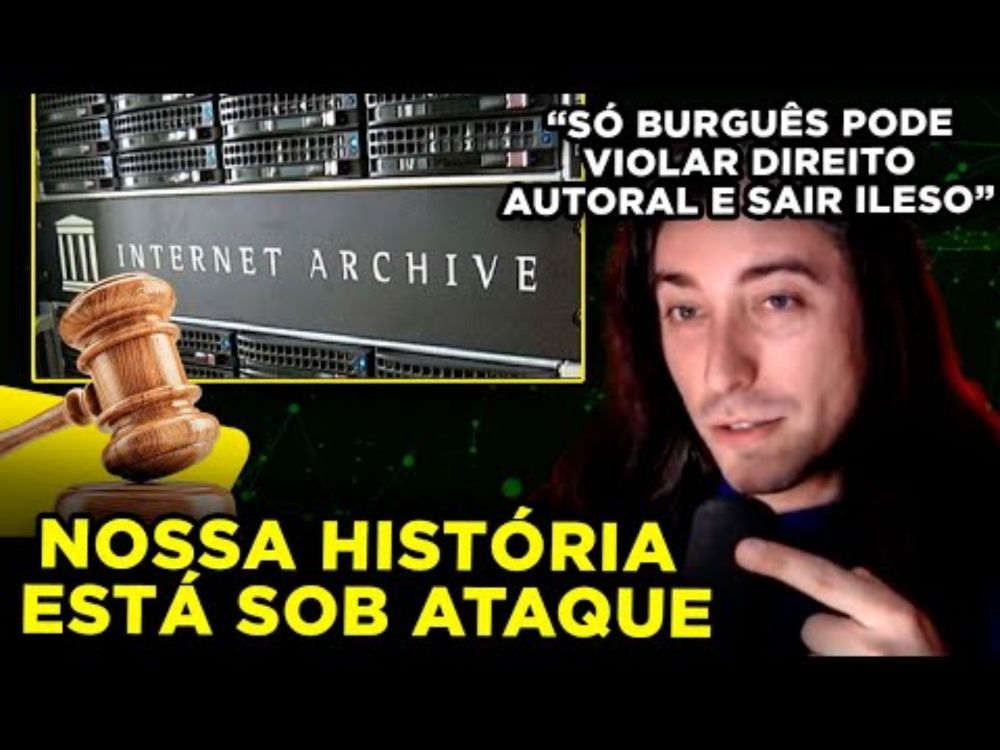 ARQUIVO DA INTERNET SOB ATAQUE | Tecnologia e Classe