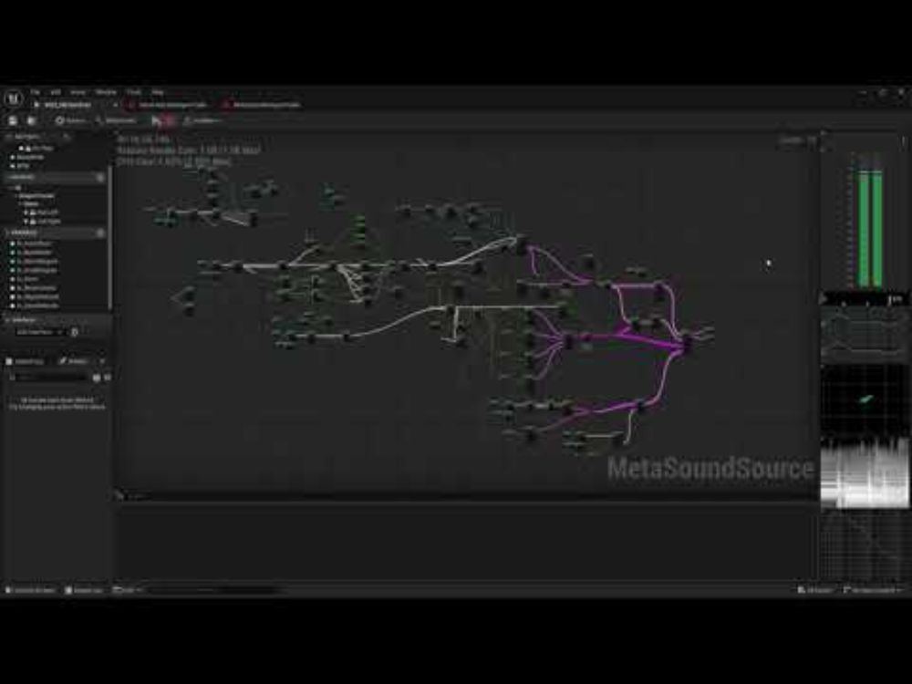 UE5 Custom MetaSound Procedural Music Extended Example (No Talking)