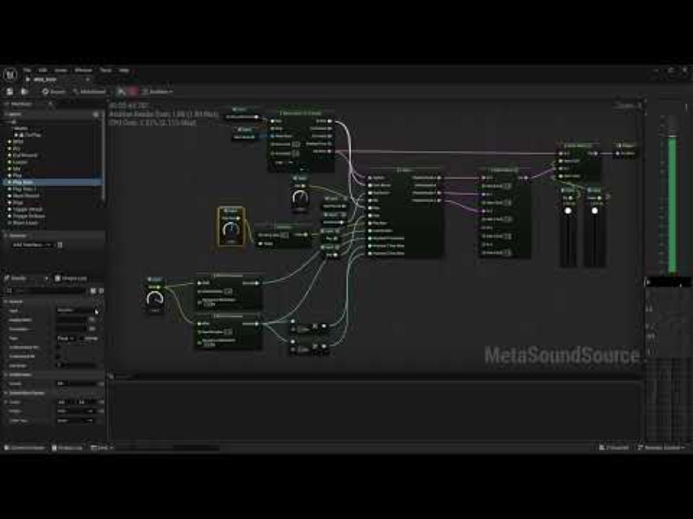 [UE5] [Custom MetaSound] Refactored Tape Style Looper (no talking)