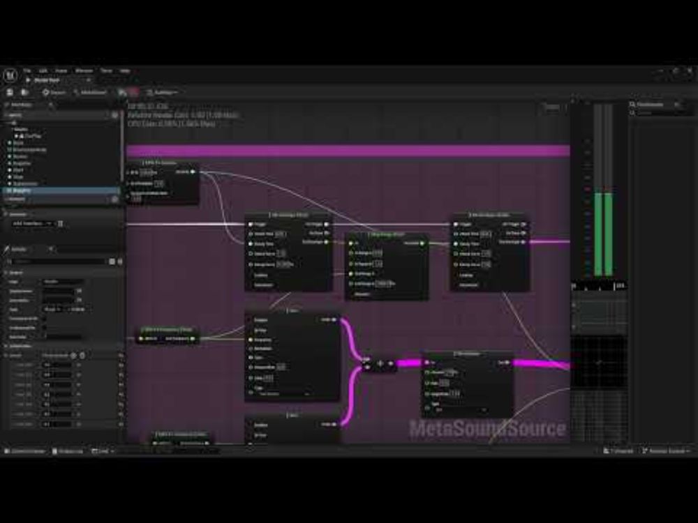 UE5 MetaSound Custom C++ Node Demonstrated with a Procedural Music Patch