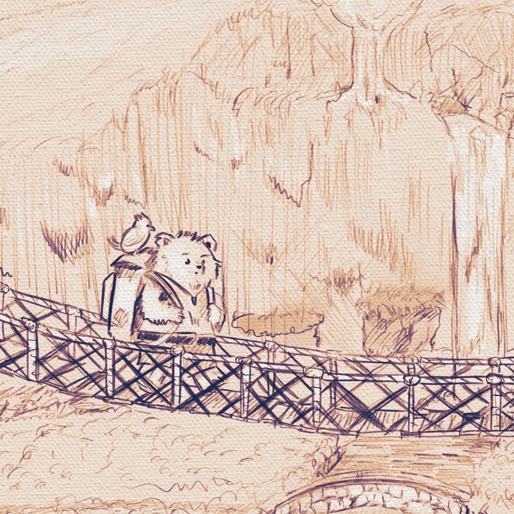 Close up of my reimagined Banjo and Kazooie from the quoted post.